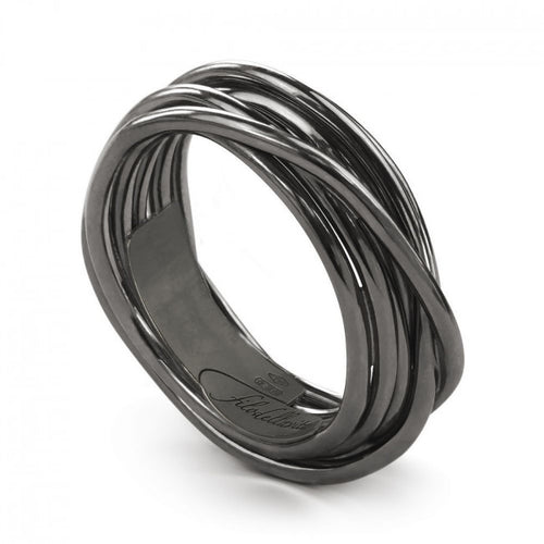 Anello Filodellavita 7 Fili Rock Argento 925 Brunito An9n