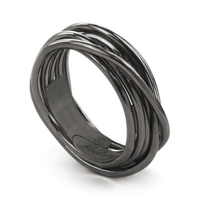 Anello Filodellavita 7 Fili Rock Argento 925 Brunito An9n