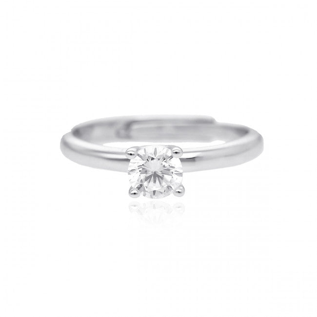 Anello Mabina Solitaire Argento