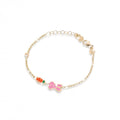 Bracciale le Bebe' Fortuna Oro Giallo Carota e Coniglietto