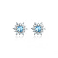 Orecchini Mabina Light Blue Argento