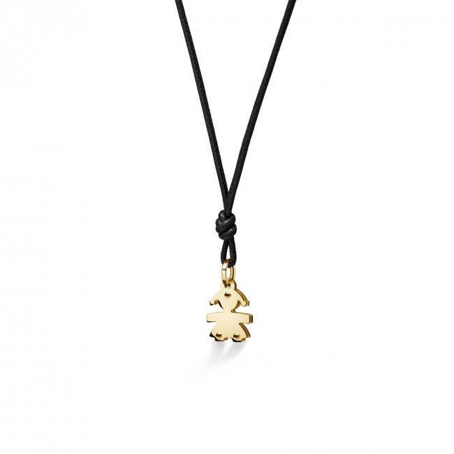 Ciondolo le Bebe' Mini Bimba Oro Giallo