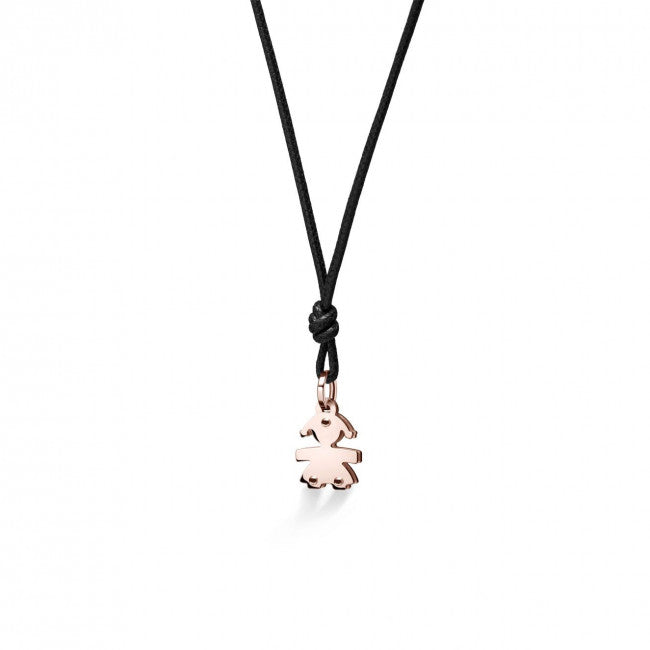 Ciondolo le Bebe' Mini Bimba Oro Rosa