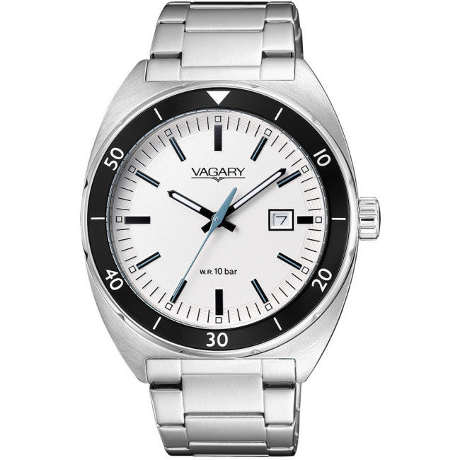Orologio Vagary Solo Tempo Quadrante Bianco