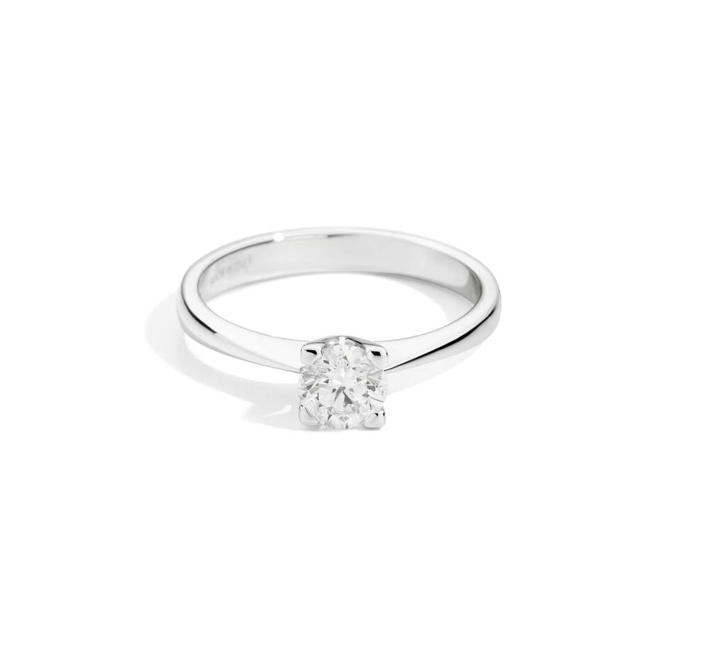 Anello Solitario Recarlo Oro Bianco Maria Teresa R30SO100/023 | ARVIMO Gioielli