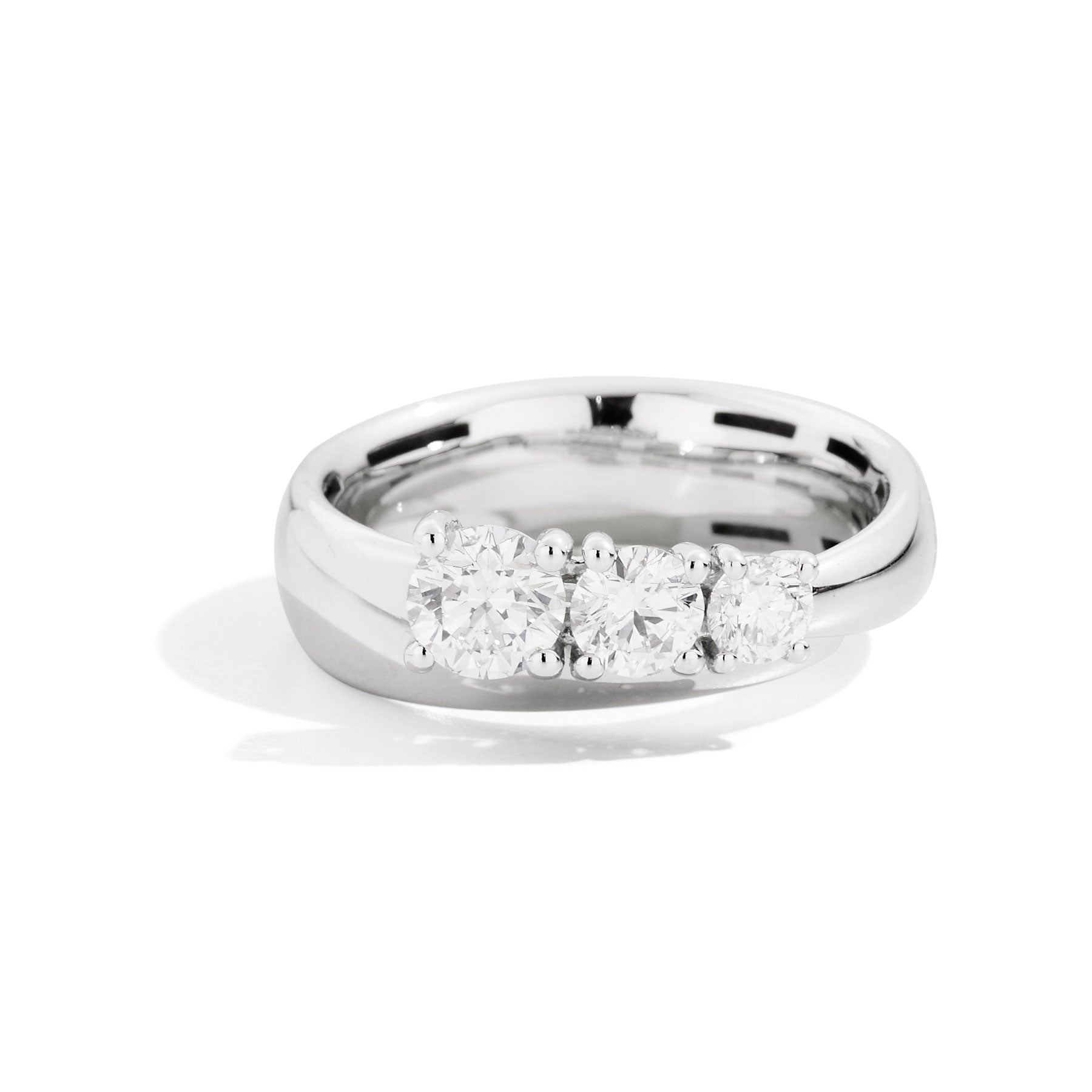 Anello Trilogy Recarlo Eternity in Oro Bianco R02TS001/042-14 | ARVIMO Gioielli