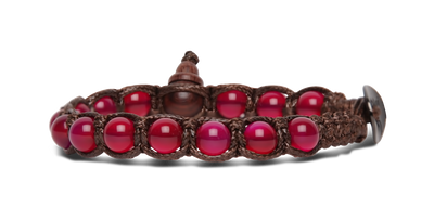 Bracciale Tamashii Agata Rossa Classico 6 mm
