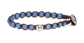 Bracciale Tamashii Essenza Agata Blu Argento 925
