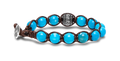 Bracciale Tamashii Agata Tibet Sky Ruota della Preghiera