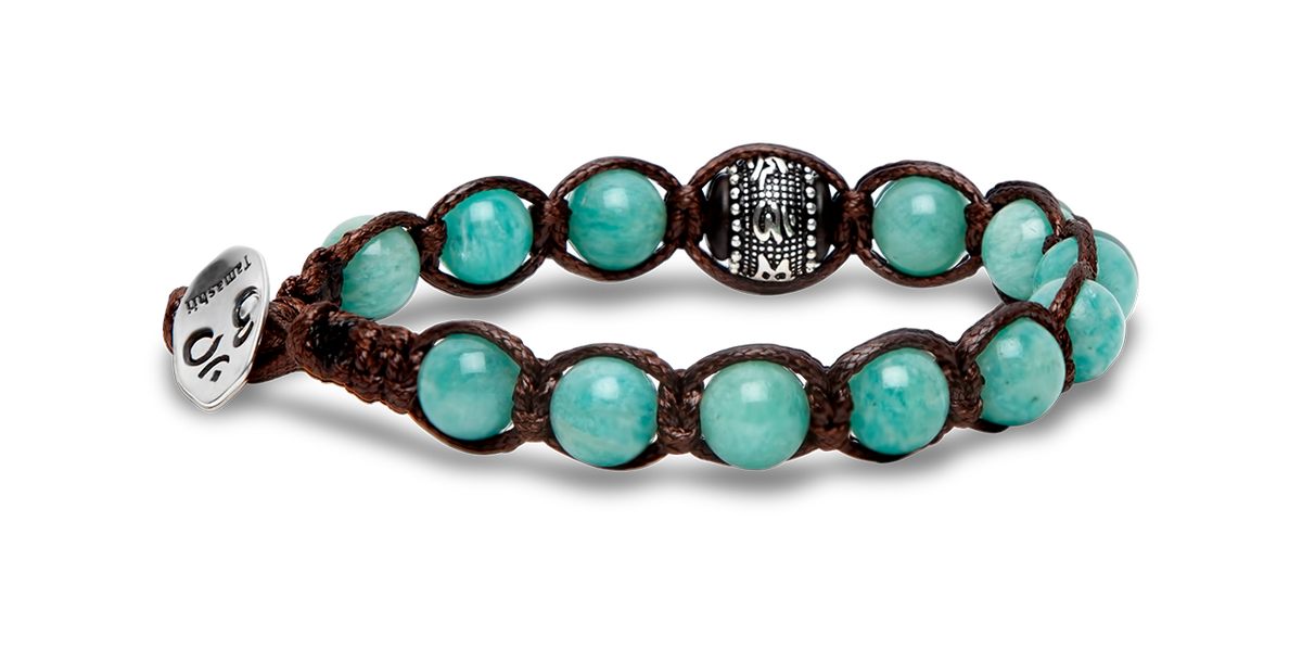 Bracciale Tamashii Amazzonite Ruota della Preghiera