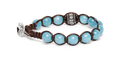 Bracciale Tamashii Giada Sky Blue Ruota della Preghiera