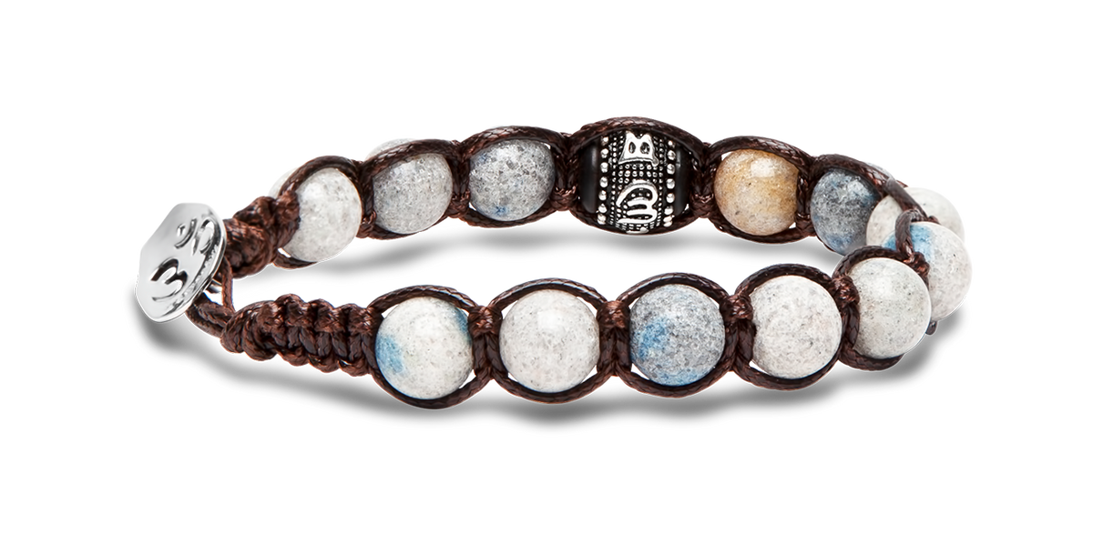 Bracciale Tamashii Pietra del K2 Ruota della Preghiera