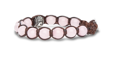 Bracciale Tamashii Quarzo Rosa Ruota della Preghiera