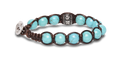 Bracciale Tamashii Turchese Ruota della Preghiera Argento 925