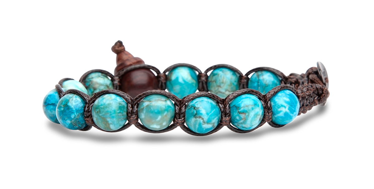 Bracciale Tamashii Turchese Sudafricano Classico 8 mm