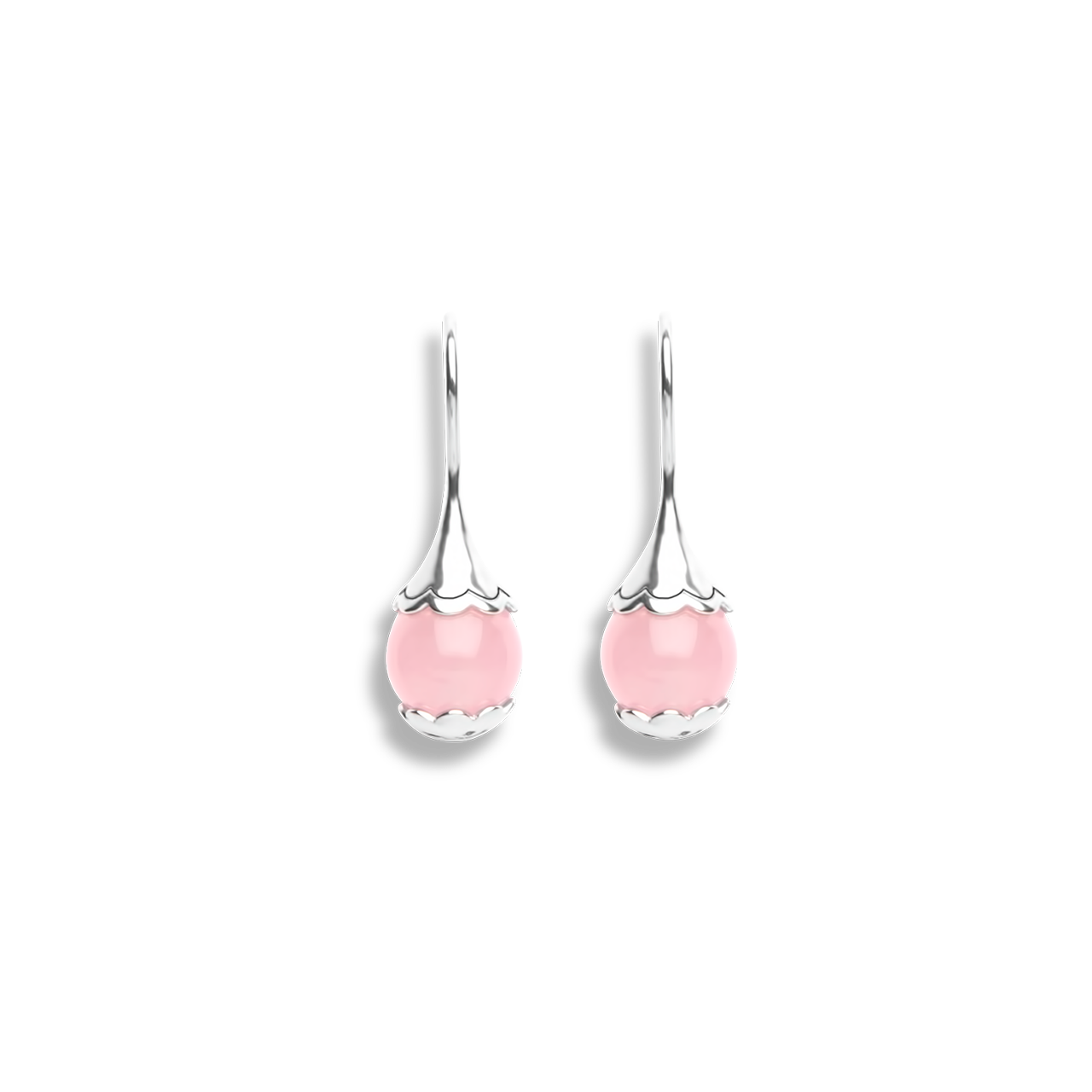 Orecchini Tamashii Ear-drops Giada Rosa Argento 925 EHST6-199 | ARVIMO Gioielli