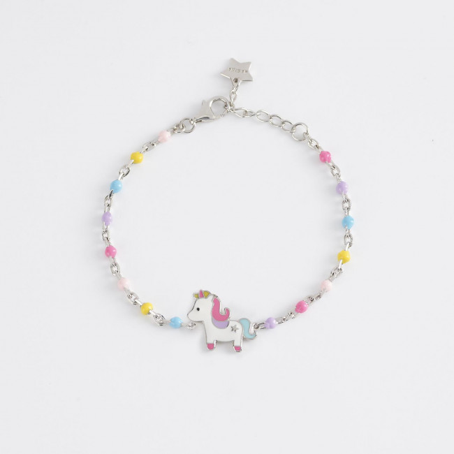 BRACCIALE MABINA JUNIOR ARGENTO UNICORNO MAGICO 533491