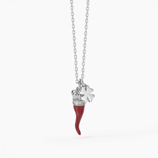 COLLANA MABINA OVER THE LUCK ARGENTO 553390