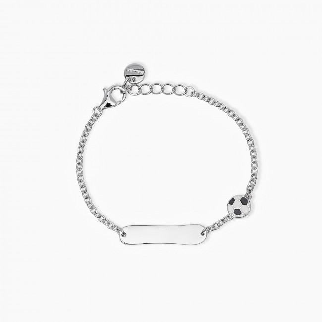 BRACCIALE MABINA JUNIOR ARGENTO FOOTBALL-TAG 533687