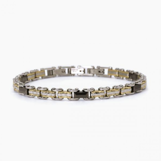 BRACCIALE  2JEWELS CERAMICA GRIGIA BICOLORE 232357