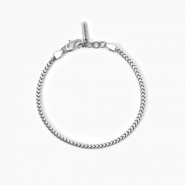 BRACCIALE MABINA ARGENTO UOMO 533804