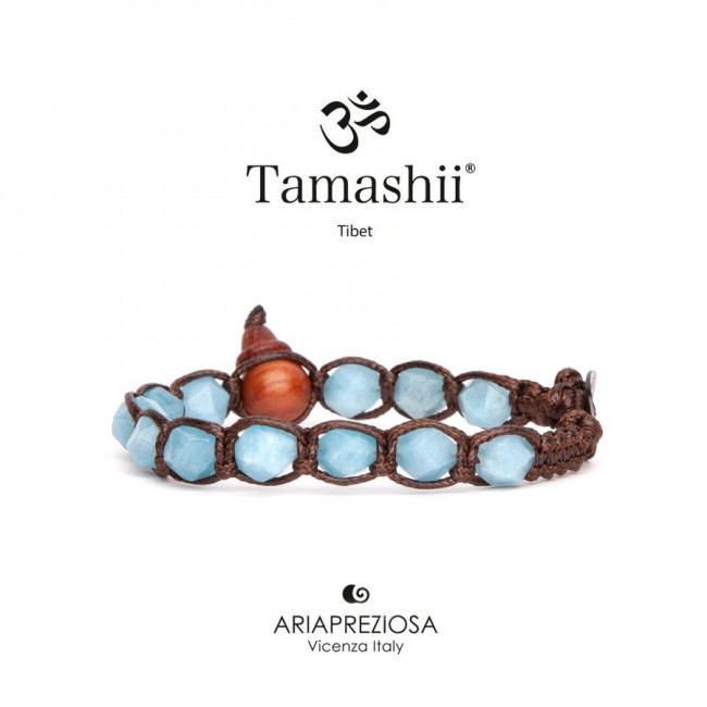 BRACCIALE TAMASHII DIAMOND CUT AGATA OCEANO BHS911-31