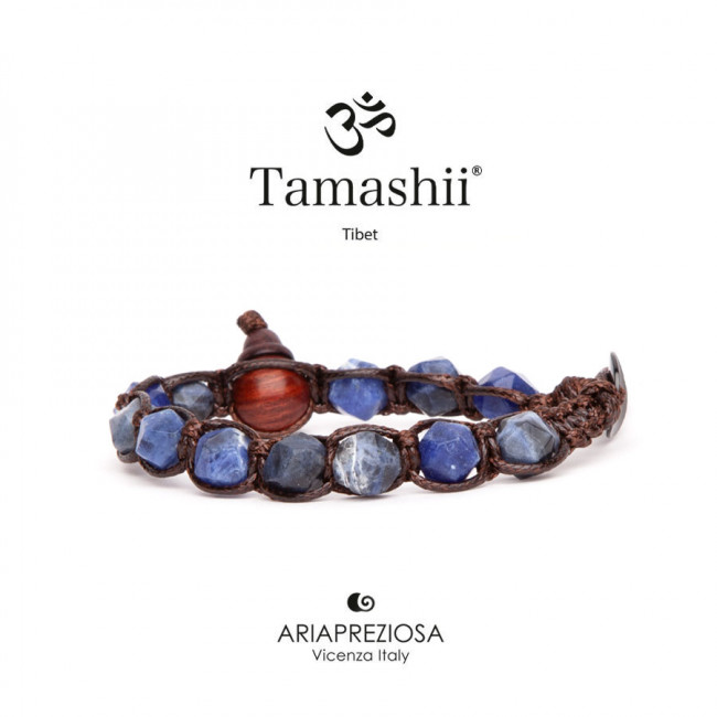 BRACCIALE TAMASHII DIAMOND CUT SODALITE BHS911-51