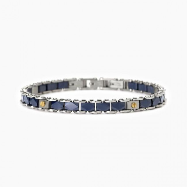 BRACCIALE  2JEWELS ACCIAIO BICOLORE CERAMICA  232468