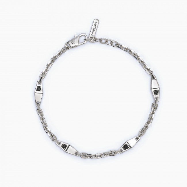 BRACCIALE MABINA ARGENTO UOMO MODERNISTA 533706