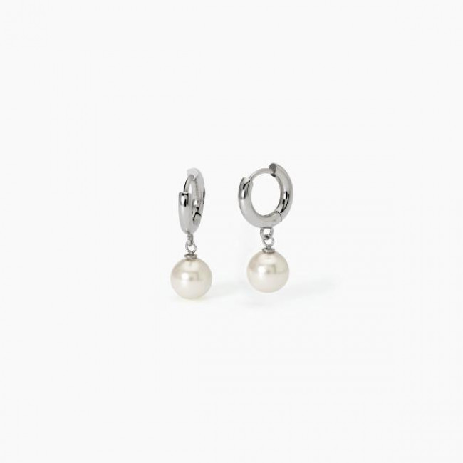 ORECCHINI 2JEWELS ACCIAIO PERLA 261424