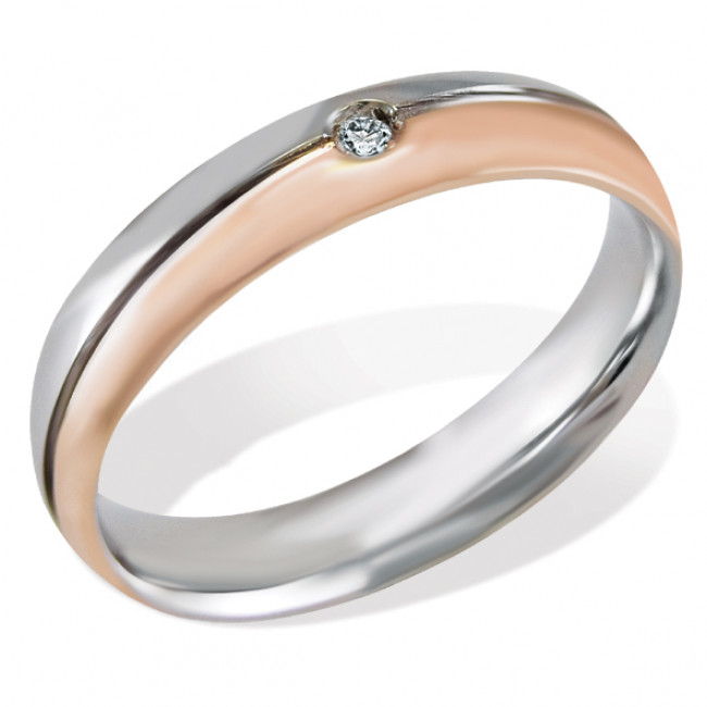 FEDE GEMORO ORO 18KT CON DIAMANTE CT.0,02 FD302R