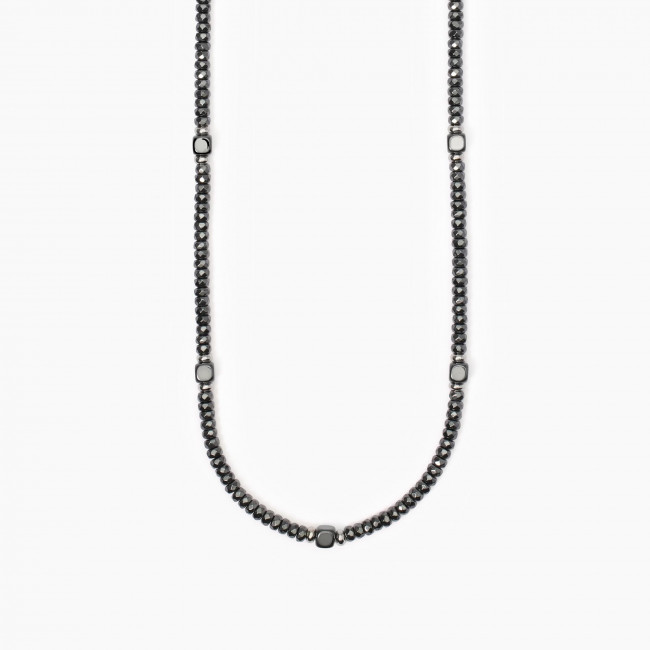 COLLANA UOMO MABINA ROUTE 66 ARGENTO 553687