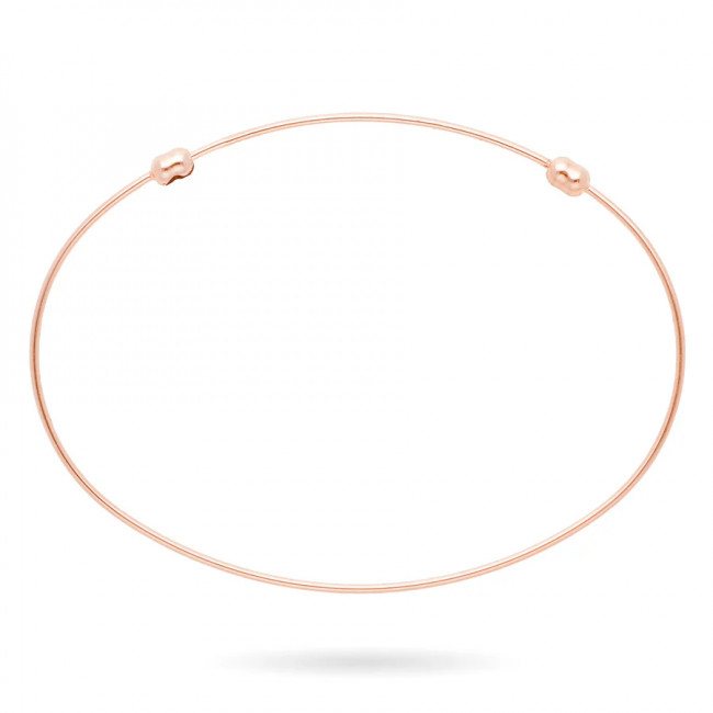 BRACCIALE VENERE MODELLO BANGLE IN ORO ROSA 9KT CON CHIUSURA RIGIDA BR238R