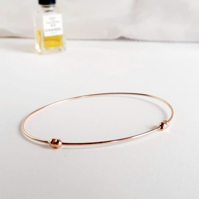 BRACCIALE VENERE MODELLO BANGLE IN ORO ROSA 9KT CON CHIUSURA RIGIDA BR238R