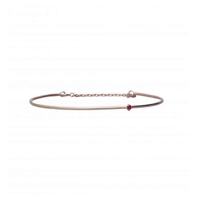 BRACCIALE ORO 9KT E RUBINO CUPIDO BR356RRB-M