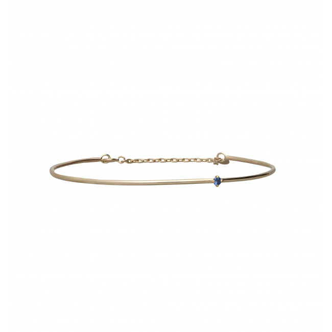 BRACCIALE ORO 9KT E ZAFFIRO CUPIDO BR356GZB-M