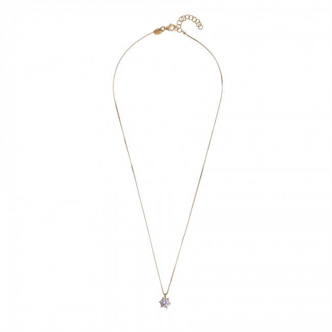 COLLANA ALISIA ARGENTO 925 SOLITAIRE AL4222-ORO 