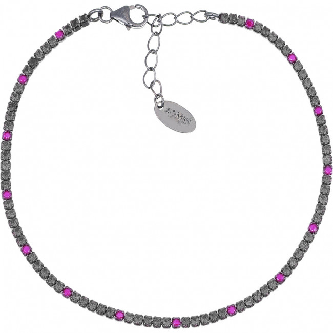 BRACCIALE ARGENTO TENNIS MANIA AMEN BT1NNR17  