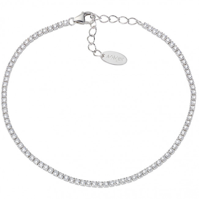 BRACCIALE ARGENTO TENNIS MANIA AMEN BT1BB17  