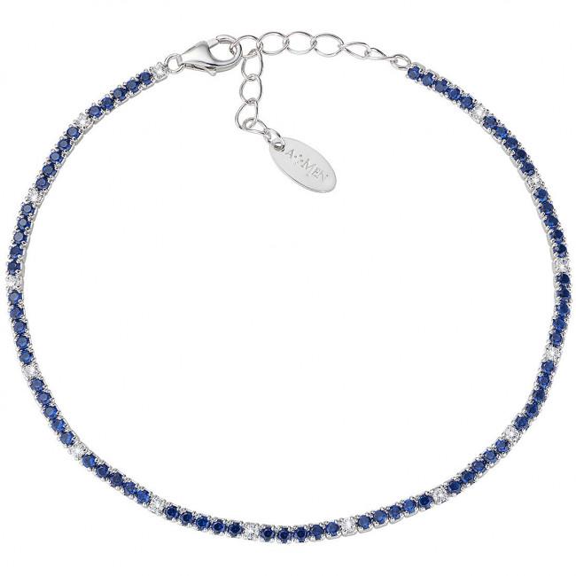 BRACCIALE ARGENTO TENNIS MANIA AMEN BT1BBLB17 