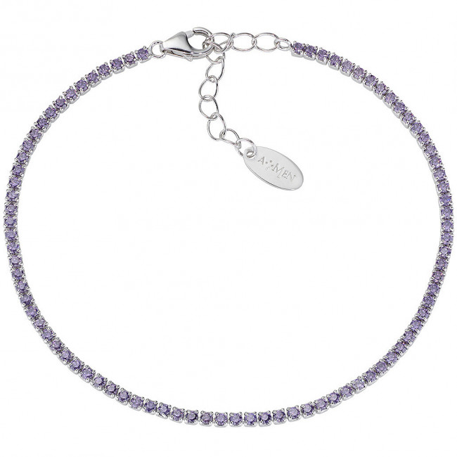 BRACCIALE ARGENTO TENNIS MANIA AMEN BT1BVI17  