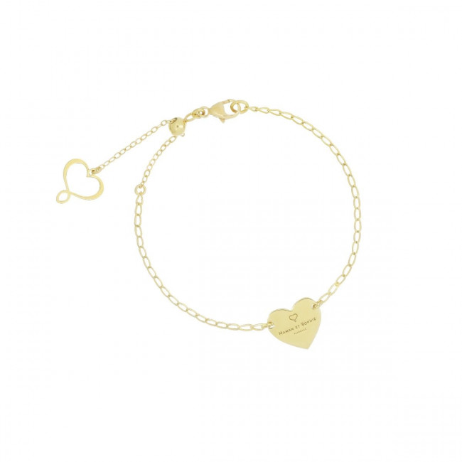 BRACCIALE MAMAN ET SOPHIE ARCHIVIO CUORE ARGENTO 925 BPARC2