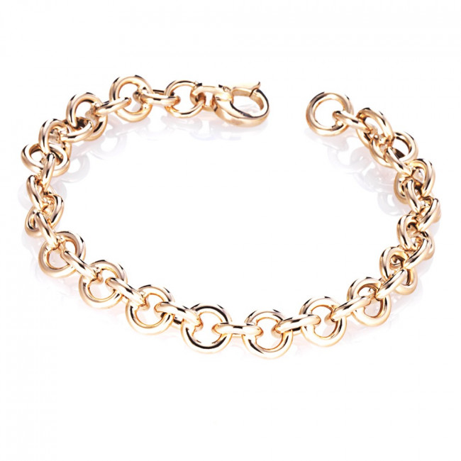 BRACCIALE MARCELLO PANE ROLO' CHAIN ARGENTO 925  BRSL 004