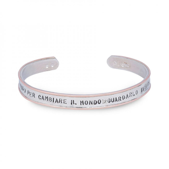 BRACCIALE IN ARGENTO 925 NUMERI E PAROLE BR203AR-M