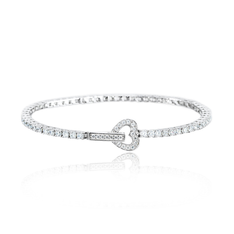 Mabina - BRACCIALE MABINA TENNIS CLUB ARGENTO ZIRCONI 533018-S/M